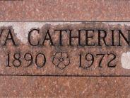 OK, Grove, Olympus Cemetery, Headstone Close Up, Bolte, Eva Catherine 