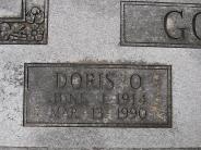 OK, Grove, Olympus Cemetery, Headstone Close Up, Godfrey, Doris O. 