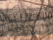 OK, Grove, Olympus Cemetery, Woodall, Nancy Lee Headstone (Close Up)