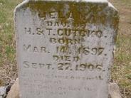 OK, Grove, Olympus Cemetery, Cutcko, Helana Headstone (Close Up)