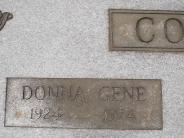 OK, Grove, Olympus Cemetery, Compston, Donna Gene Headstone (Close Up)