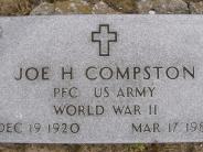 OK, Grove, Olympus Cemetery, Compston, Joe H. Military Headstone