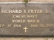 OK, Grove, Olympus Cemetery, Fryer, Richard S. Jr. Military Headstone