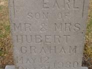 OK, Grove, Olympus Cemetery, Graham, Wayne Earl Headstone (Close Up)