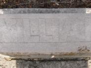 OK, Grove, Olympus Cemetery, Williams, Julia Headstone (Top View)