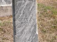 OK, Grove, Olympus Cemetery, Gibson, Leva & Willie F. Headstone (View 2)