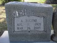 OK, Grove, Olympus Cemetery, Boyd, Alma Eugene Headstone (Close Up)