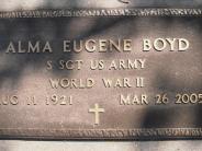 OK, Grove, Olympus Cemetery, Boyd, Alma Eugene Military Headstone