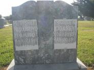 OK, Grove, Olympus Cemetery, Coxsey, Marshell & Murlen Headstone Rubbing