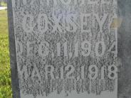 OK, Grove, Olympus Cemetery, Coxsey, Marshell Headstone Rubbing (Close Up)