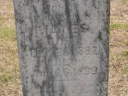 OK, Grove, Olympus Cemetery, Mayes, Claud J. Headstone (Close Up)