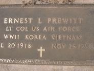 OK, Grove, Olympus Cemetery, Prewitt, Ernest L. Military Headstone