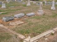 OK, Grove, Olympus Cemetery, Love Family Plot (Section 4) Back View