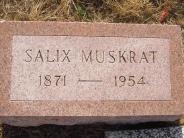 OK, Grove, Olympus Cemetery, Muskrat, Salix Footstone