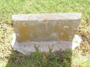 OK, Grove, Olympus Cemetery, Unknown (Sec5-Row4-Lot11) Headstone View 2