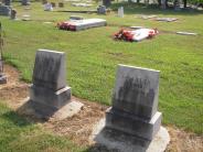 OK, Grove, Olympus Cemetery, Lewis, George R. & Anna Eliza Family Plot