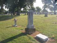 OK, Grove, Olympus Cemetery, Broaddus, Gertrude, Augusta & William Family Plot