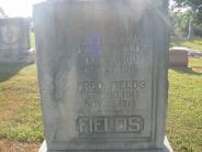 OK, Grove, Olympus Cemetery, Fields, Una & Fred Headstone (Close Up)