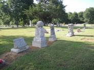 OK, Grove, Olympus Cemetery, Cox, Rebecca Louise, Stephen G., Lillie, Stephen Fred & Cox Family Stone (Plot)