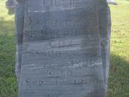OK, Grove, Olympus Cemetery, Cox, Lillie Headstone (Close Up)