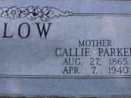 OK, Grove, Olympus Cemetery, Inlow, Callie (Parker) Headstone (Close Up)