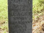 OK, Grove, Olympus Cemetery, Suagee, Floyd Headstone (Close Up)