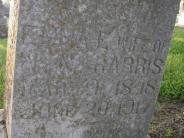 OK, Grove, Olympus Cemetery, Harris, Emma E. (Close Up)