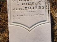 OK, Grove, Olympus Cemetery, Unknown (Sec5-Row15-Lot18) Headstone Close Up