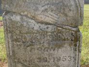 OK, Grove, Olympus Cemetery, Sutton, G. W. Headstone (Close Up)