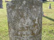 OK, Grove, Olympus Cemetery, Clark, John H. Headstone (Close Up)
