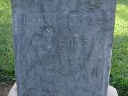 OK, Grove, Olympus Cemetery, Allen, Issie Vivian Headstone (Close Up View 1)