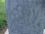 OK, Grove, Olympus Cemetery, Allen, Issie Vivian Headstone (Close Up View 2)