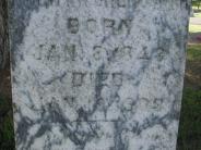 OK, Grove, Olympus Cemetery, Chenowith, Henry N. Headstone (Close Up)