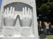 OK, Grove, Headstone Symbols and Meanings, Cohanim Hands (View 2)