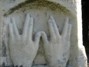 OK, Grove, Headstone Symbols and Meanings, Cohanim Hands (View 3)