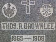 OK, Grove, Headstone Symbols and Meanings, F. C. B.