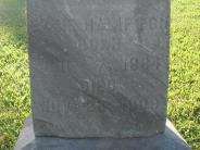 OK, Grove, Olympus Cemetery, Hampton, Ettie Headstone (Close Up)