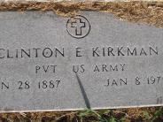 OK, Grove, Olympus Cemetery, Kirkman, Clinton Elia Military Headstone