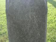 OK, Grove, Olympus Cemetery, Elliott, Lucretia Headstone (Close Up)