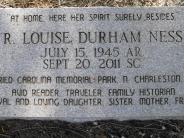 OK, Grove, Olympus Cemetery, Ness, R. Louise (Durham) Headstone