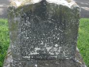 OK, Grove, Olympus Cemetery, Bates, Herburt G. Headstone (Close Up)