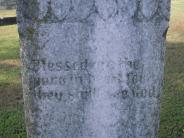 OK, Grove, Olympus Cemetery, Bates, Chas A. & Pauline Headstone (Close Up)