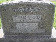 OK, Grove, Olympus Cemetery, Turner, James S. Headstone (Close Up)