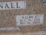 OK, Grove, Olympus Cemetery, Arnall, Ralph E. Headstone (Close Up)