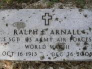 OK, Grove, Olympus Cemetery, Arnall, Ralph E. Military Headstone
