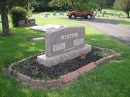 OK, Grove, Olympus Cemetery, Arnall, Ralph E. & Wynn H. (Family Plot Front View)