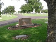 OK, Grove, Olympus Cemetery, Arnall, Ralph E. & Wynn H. (Family Plot Back View)