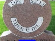 OK, Grove, Headstone Symbols and Meanings, Humor, Life Sucks Then You Die