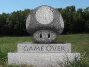 OK, Grove, Headstone Symbols and Meanings, Humor, Game Over