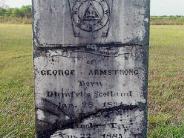 OK, Grove, Headstone Symbols and Meanings, Masonic Keystone